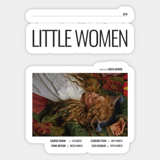 Little Women - Movie Poster - Greta Gerwig Sticker